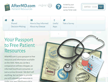 Tablet Screenshot of aftermd.com